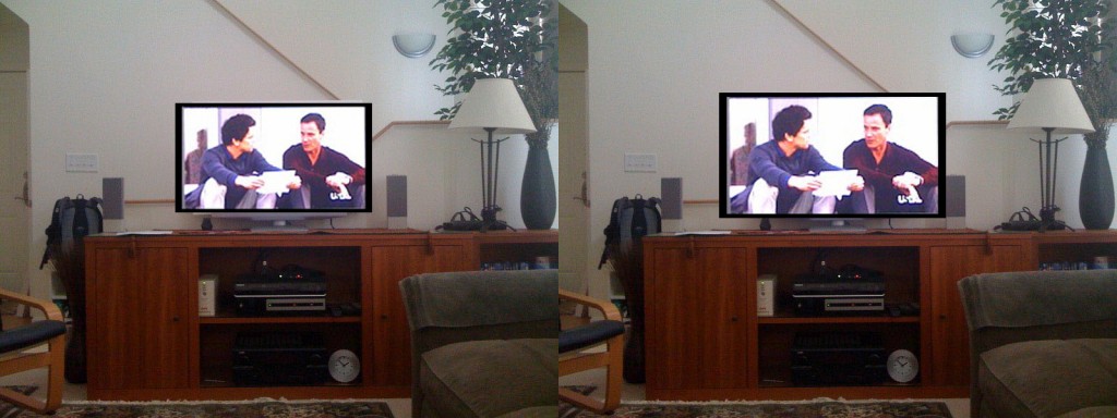 Side-by-side Comparison, 42" and 46" HDTVs