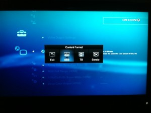 Configure PS3 for 3D on Vizio 3D TV