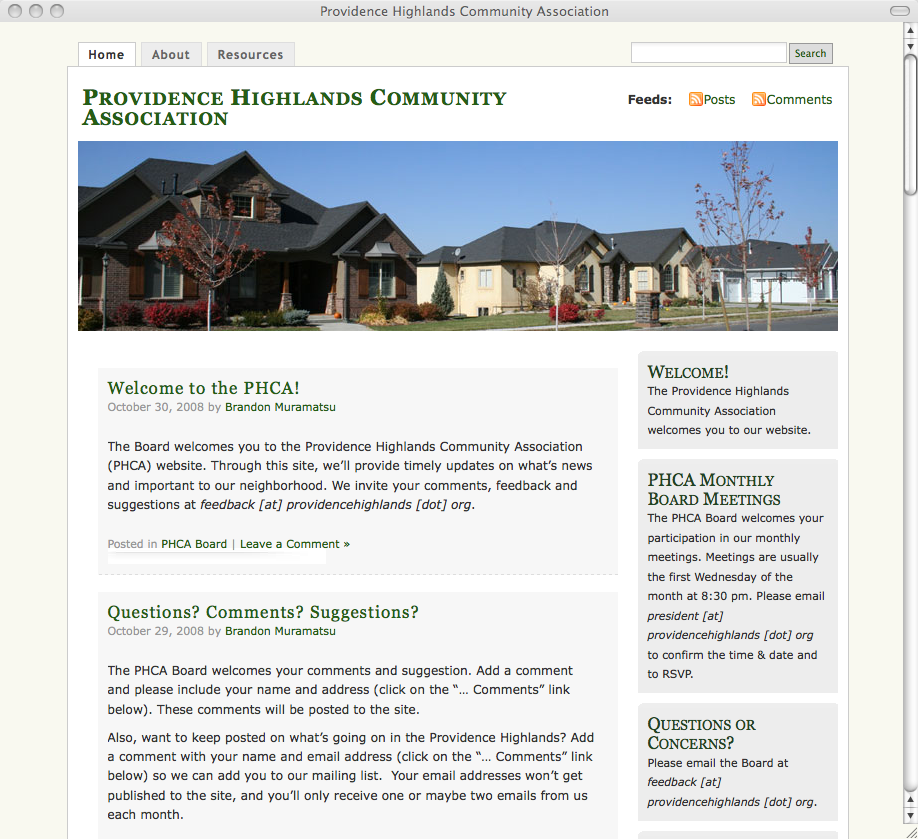 Providence Highlands Community Association