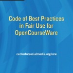 Code of Best Practices in Fair Use for OpenCourseWare