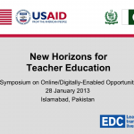 EDC-Pakistan Online Teacher Education