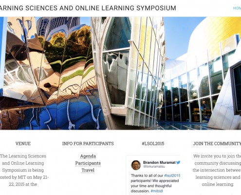 Learning Sciences and Online Learning Symposium